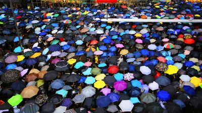 Hong Kong visitor numbers were down almost 40% in August.